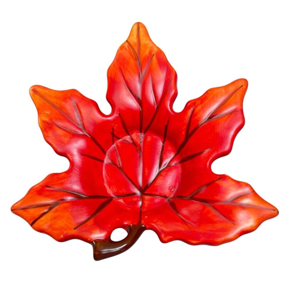 Yankee Candle Fall Autumn Maple Leaf‎ Shaped Tealight Holder Replacement
